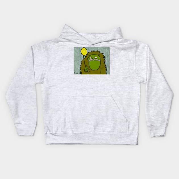 Monster Depression Kids Hoodie by mynameissavage